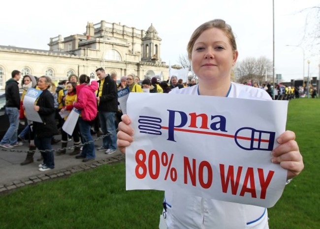 File Photo 6,000 members of the Psychiatric Nurses Association (PNA) will refuse to work overtime today and tomorrow in their dispute over pay and staffing End.