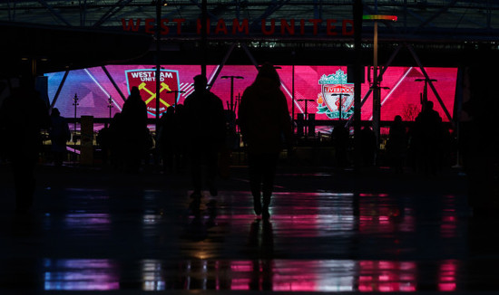 West Ham United v Liverpool - Premier League - London Stadium