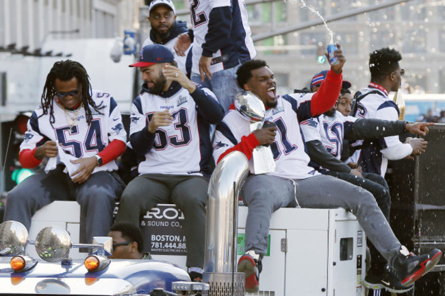 Super Bowl Patriots Parade Football