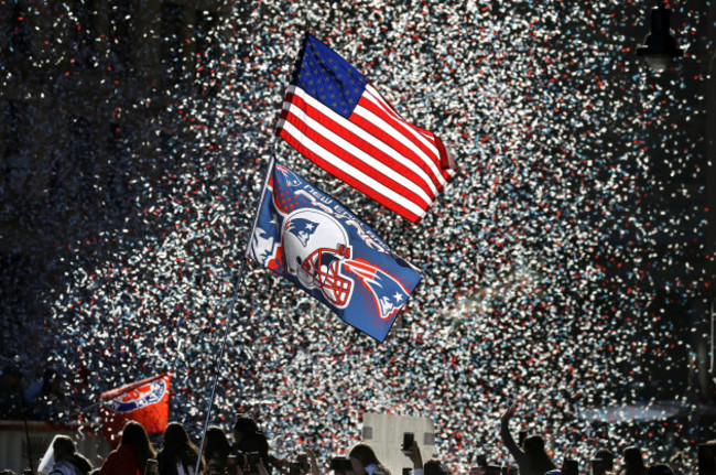 Super Bowl Patriots Parade Football