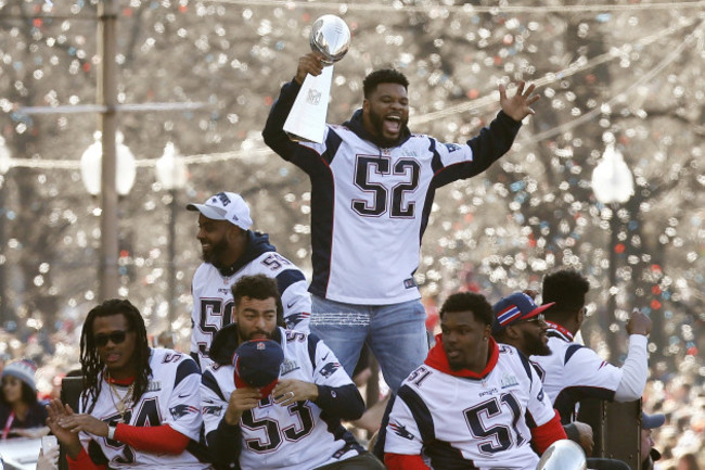 Super Bowl Patriots Parade Football