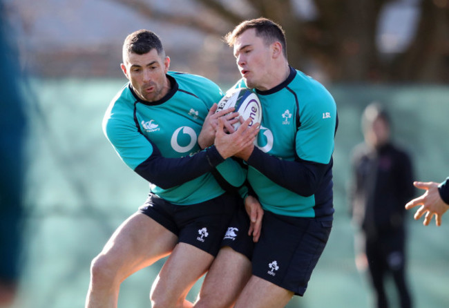 Rob Kearney and Jacob Stockdale