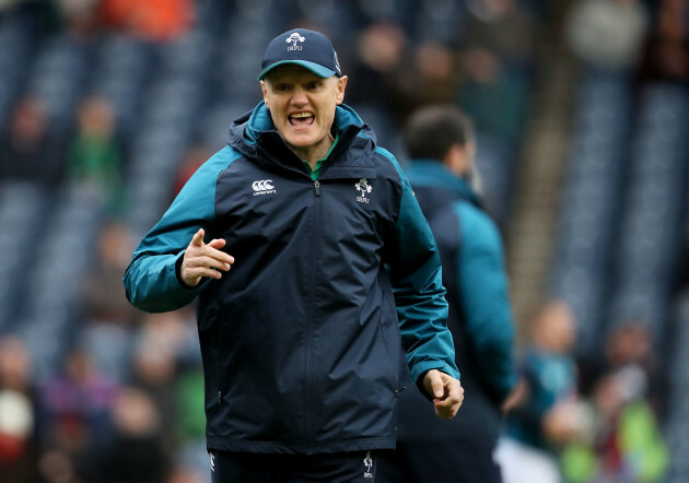 Joe Schmidt before the game