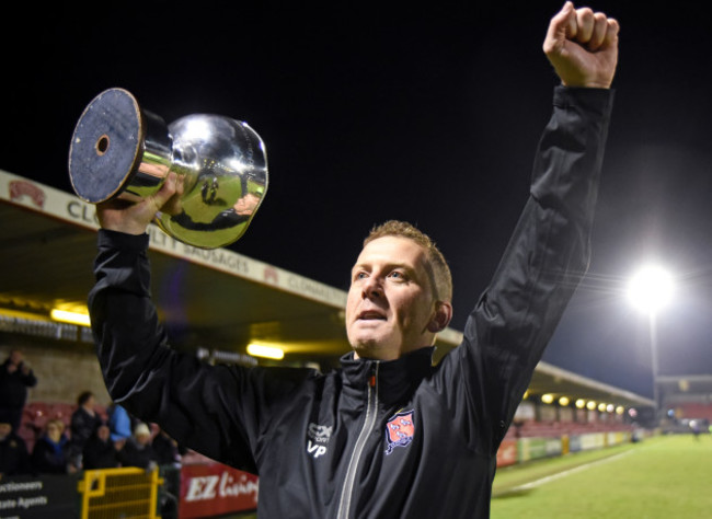 Vinny Perth celebrates with the President's Cup