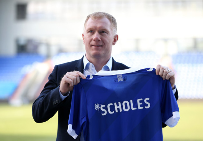 Paul Scholes Unveiling - Boundary Park