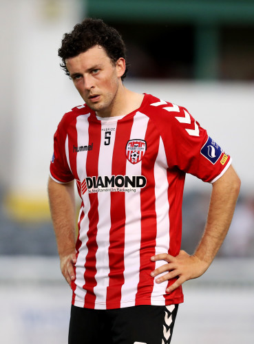 Barry McNamee dejected after the game