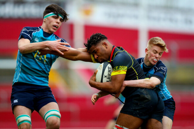 Daniel Okeke with John Moloney and Sean Madden