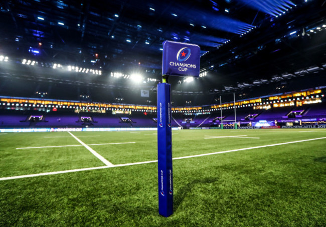 A view of the Paris La Defense Arena ahead of the game