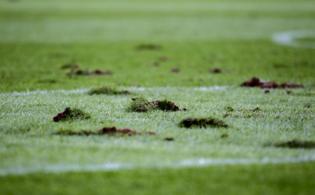 A general view of the playing surface during play