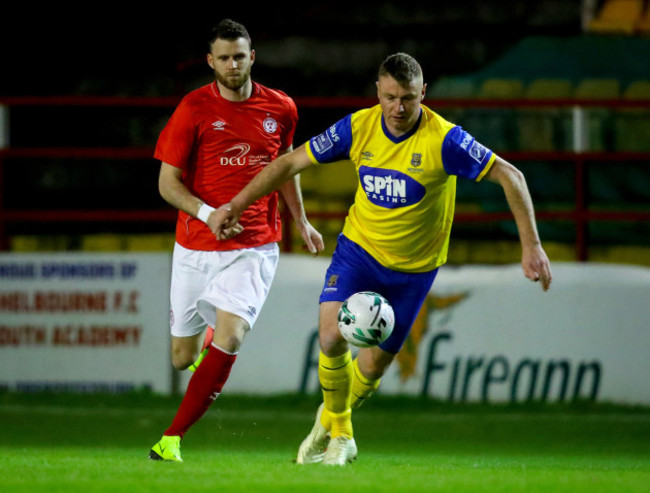 Ciaran Kilduff with Kenny Brown