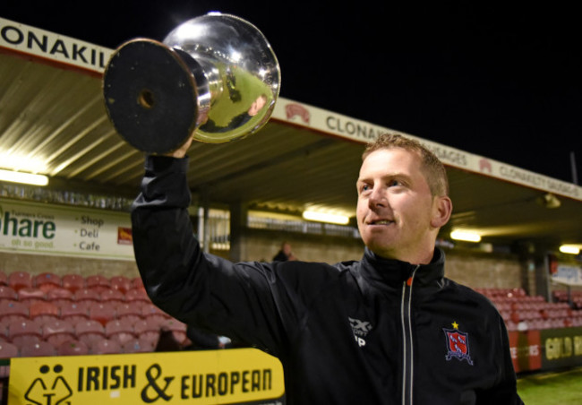 Vinny Perth celebrates with the President's Cup