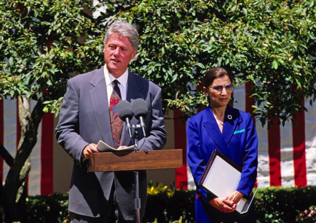 File: Supreme Court Judge Ruth Bader Ginsburg