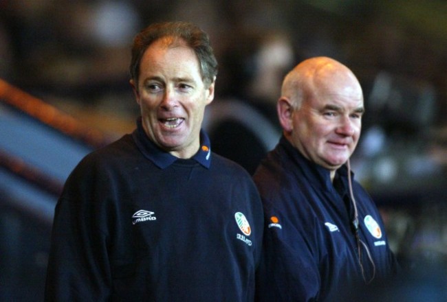 Brian Kerr with Noel O'Reilly