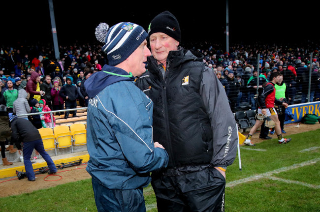 John Kiely with Brian Cody