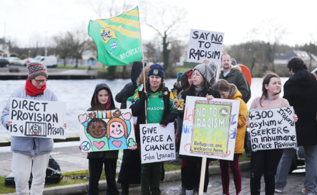 Rooskey anti-racism rally