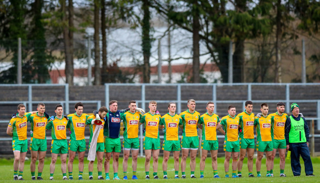 Corofin stand for the national anthem