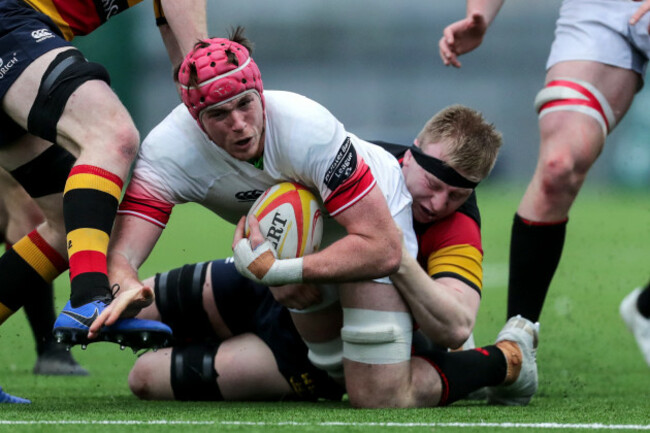 Ryan Baird tackled by Tom Murphy