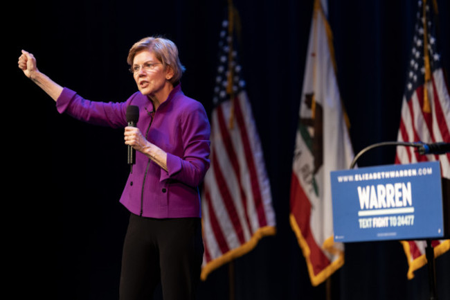 CA: Elizabeth Warren Presidential Campaign Rally