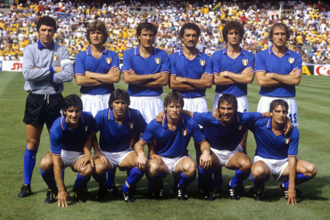 Soccer - World Cup Spain 82 - Group C - Brazil v Italy - Estadi de Sarria