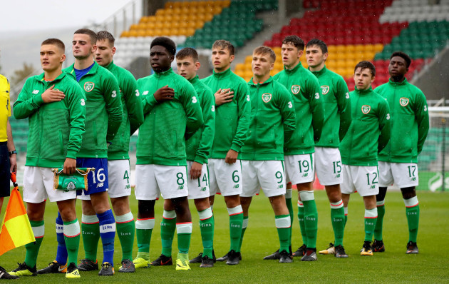 Ireland stand for the national anthem