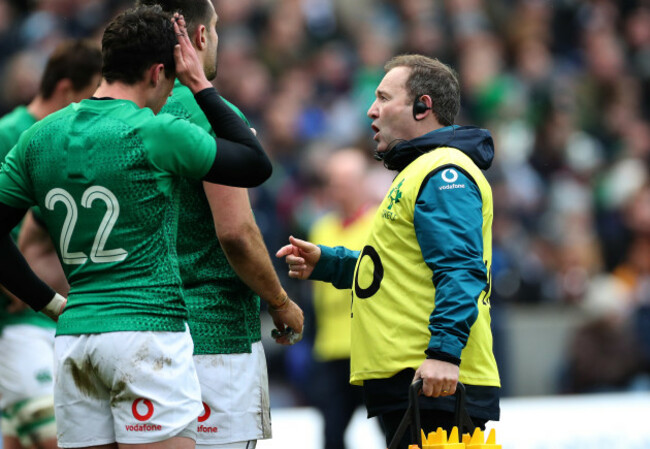 Ireland&rsquo;s kicking coach Richie Murphy