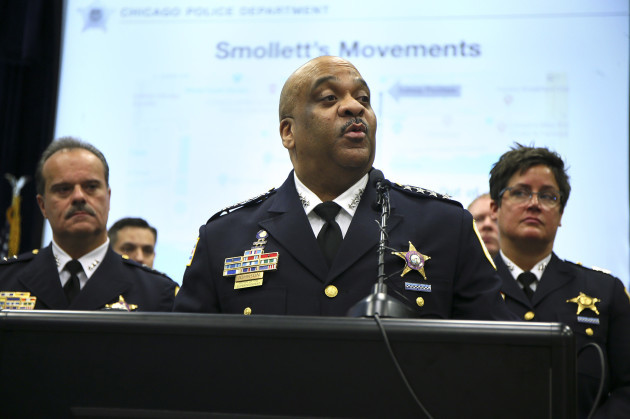 Chicago top cop says Jussie Smollett faked attack because he was 'dissatisfied with his salary'