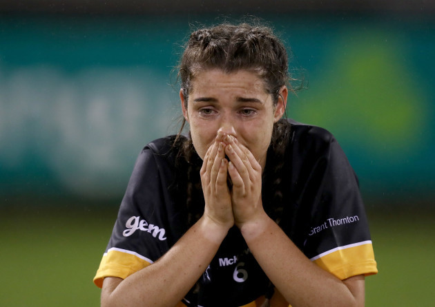 Eimear Meaney dejected after the game
