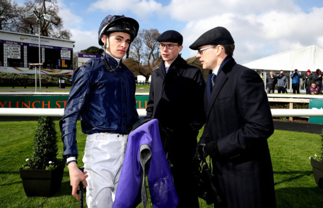 Donnacha O'Brien with Joseph and Aiden O'Brien 14/4/2018