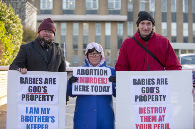 Anti Abortion Presence Outside OLOL Hospital 1