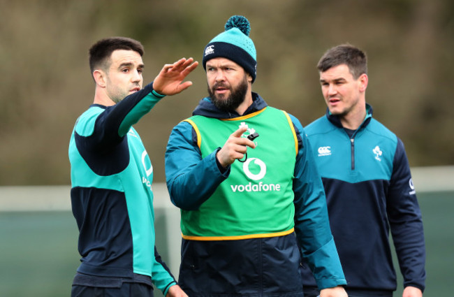 Conor Murray and Andy Farrell