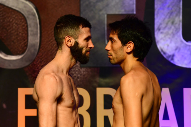 James Degale and Chris Eubank Jr Weigh In - The O2