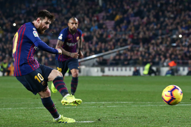 Spain - FC Barcelona against Valladolid CF - Liga Santander - 2018/19 - Round 24