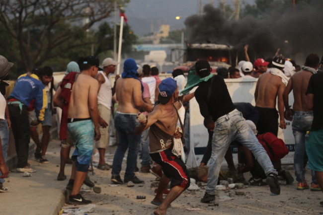 Political crisis in Venezuela - border with Colombia