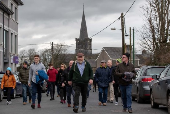 Fans make their way to Tuam Stadium