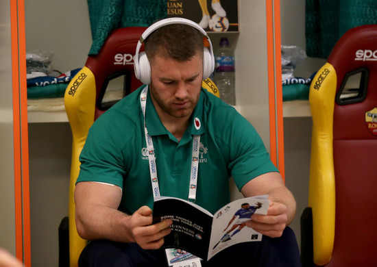 Sean O'Brien before the game