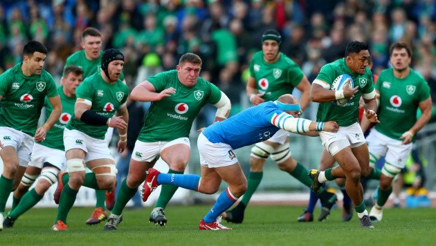 Leonardo Ghiraldini and Bundee Aki