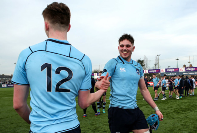 Jack Guinane celebrates with Simon O'Kelly