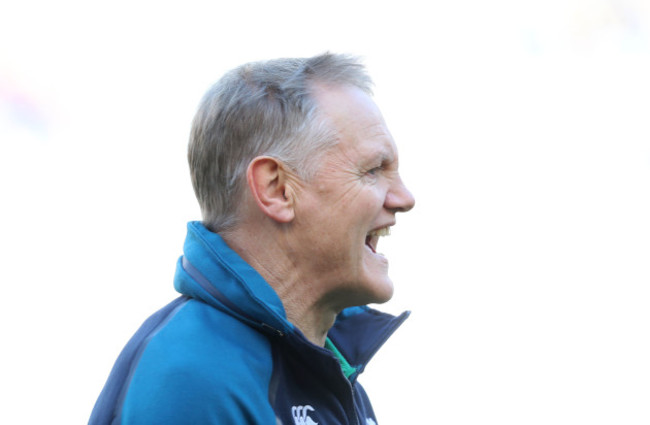 Joe Schmidt before the game