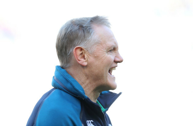 Joe Schmidt before the game