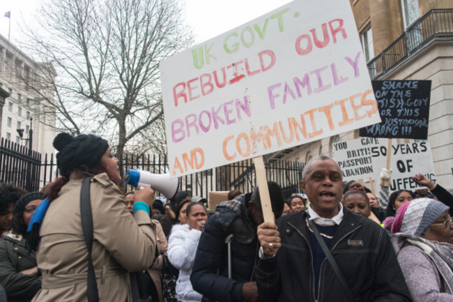 London: Protest at Downing Street