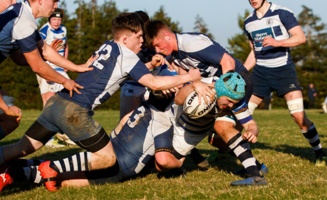 Mark Mitchell scores his side's second try