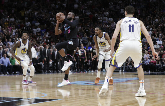 Warriors Heat Basketball