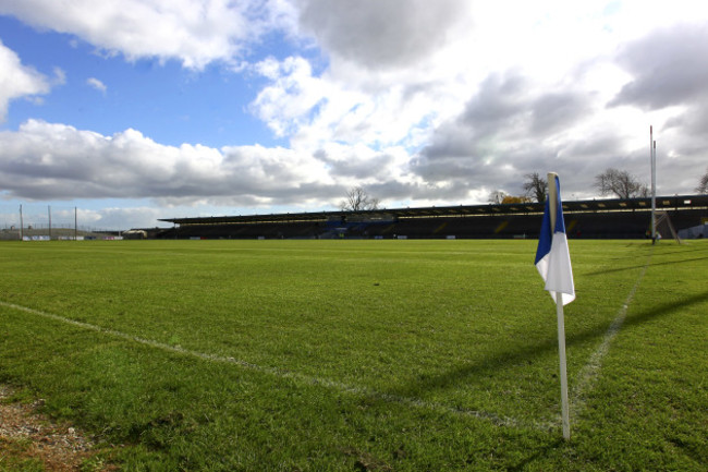 A general view of Walsh Park before the game