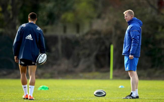 Adam Byrne and Leo Cullen