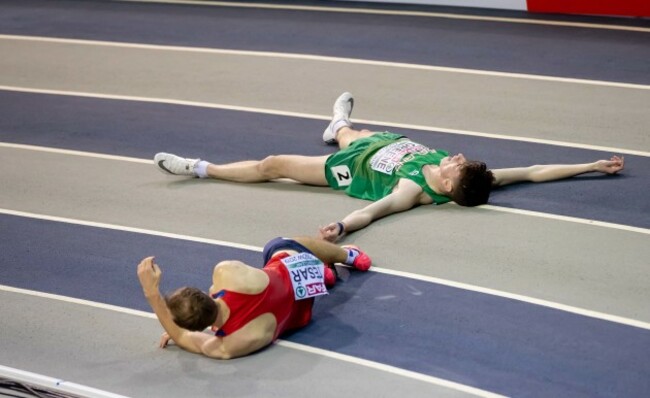 Cillin Greene after falling