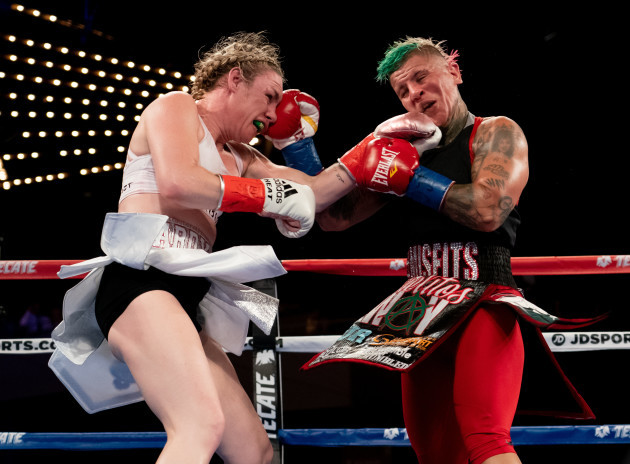 BOXING 2018 - Heather Hardy Defeats Shelly Vincent by Unanimous Decision for the WBO Female Featherweight Championship