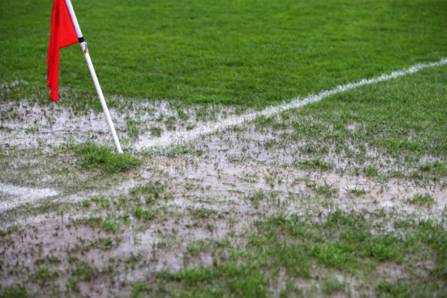 A view of Pairc Ui Rinn after the game was postponed