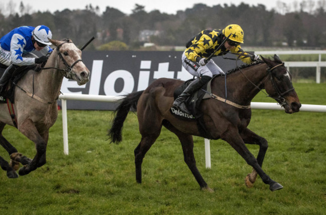 Bacardys ridden by Patrick Mullins comes home to win