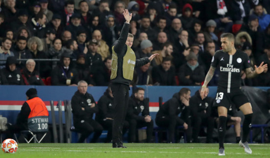 Paris Saint-Germain v Manchester United - UEFA Champions League - Round of 16 - Second Leg - Parc des Princes