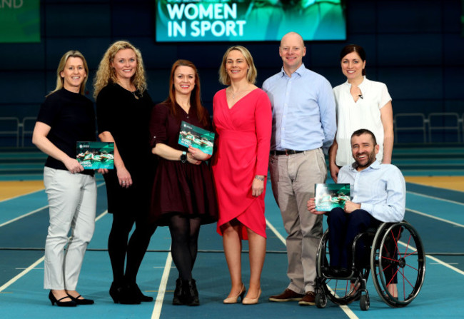 Mary O’Connor, Kelli O’Keeffe, Lynne Cantwell, Sarah Keane, John Sweeney, Joanne Cantwell and John Fulham